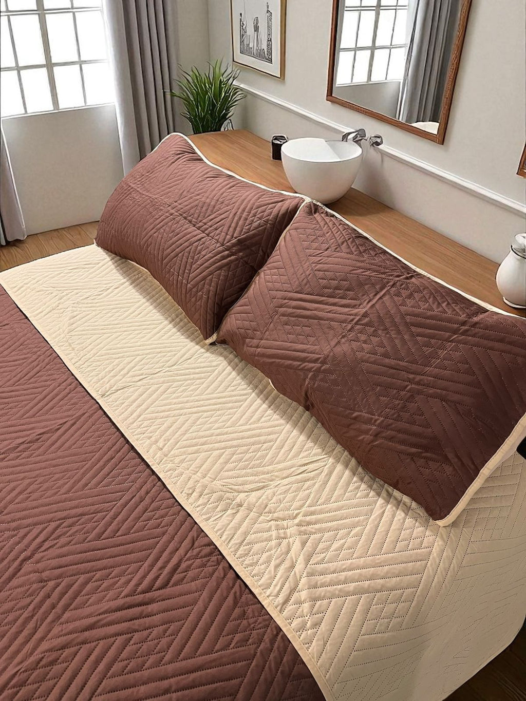 Edredón ligero Ultrasonic Jumbo con fundas