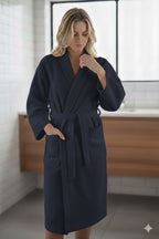 Bata de Baño Waffle Premium Calidad Hotelera - Unisex